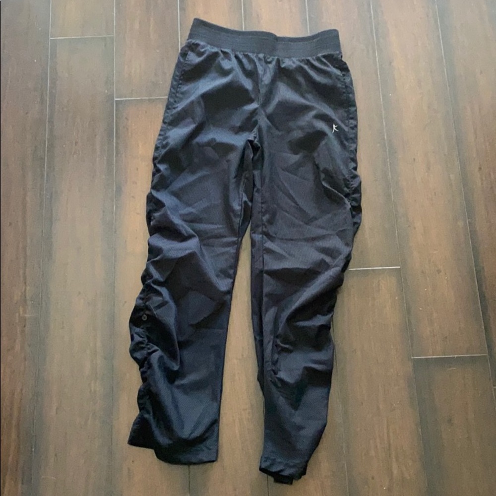 Lightweight black track pants